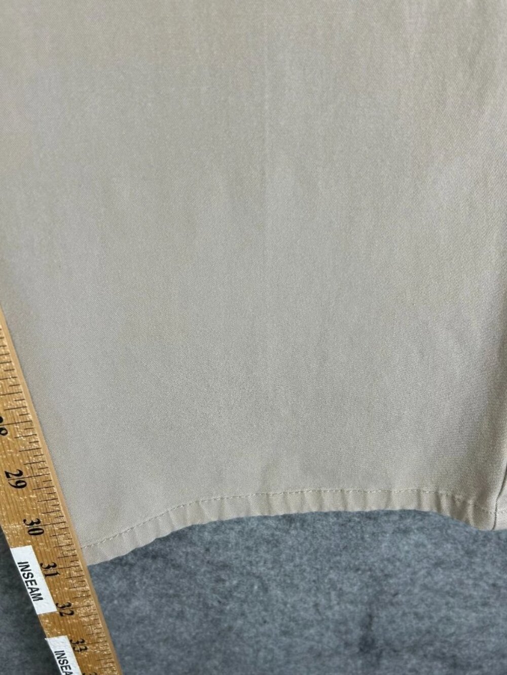 Bonobos Straight Chino Pants Mens 40x32 Light Beige Flat Front Preppy Comfort - Picture 13 of 16